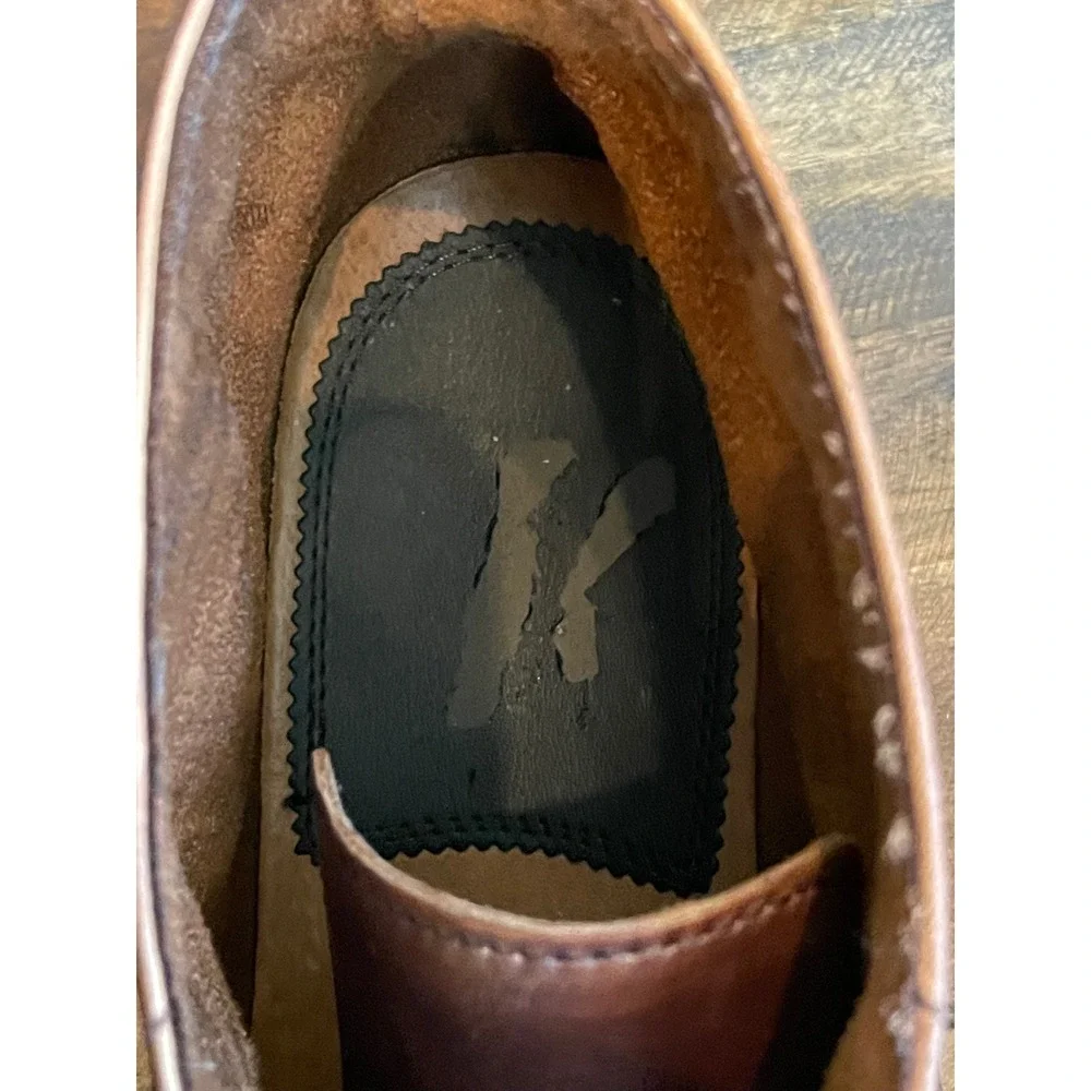 Blake McKay M‑Reid Brown Leather Wingtip Chukka Boots‎ Size 9.5 Lace‑Up